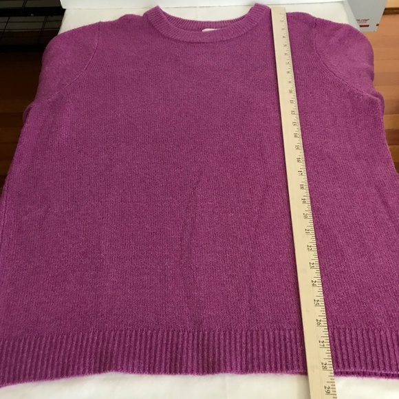 AVA & VIV Crew Neck Sweater Long Sleeve Purple Pink Women’s Plus Size 2X - Picture 9 of 13